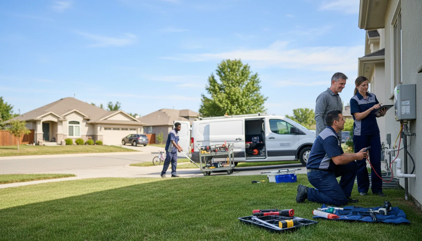 Tankless water heater service in Coolidge, TX